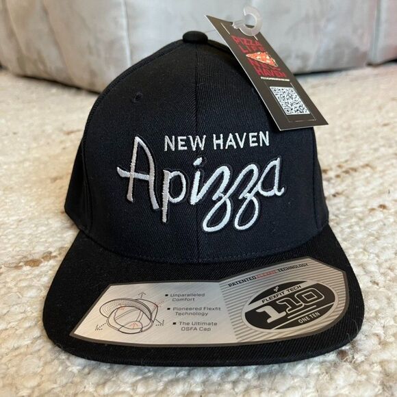 New Haven Apizza Flexfit Snapback Hat Sally's Pepe's Modern Pizza CT UConn Yale - Picture 1 of 2